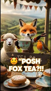 The Fox Who Opened a Tea Stall ☕🦊 | A Very British Animal Comedy
