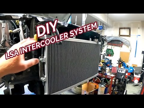DIY Intercooler/Heat Exchanger System For an LSA Supercharger- Pete's Draggin' Wagon P 12