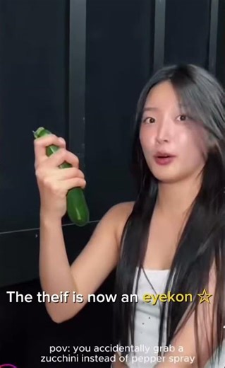 guys! eat zucchini 🥒😝 #katseye #zucchini #dewy #fypシ゚viral #5k #1000subscriber #viral
