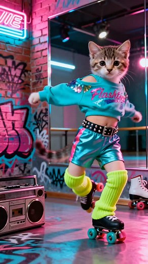 🪩 What a feline! 🎵 She’s a maniac… on the dance floor. When Flashdance meets fur the 80s just got pawsitively iconic! 🐾💅 Images created with Seedream @dreamina_ai Animated in @higgsfield.ai and @imagineartofficial Please mention @digiart.of.alex if you repost my creations. #Imagineart #higgsfieldAI #FlashdanceCat #80sVibes #AerobicsQueen RetroReel NeonMood MeowManiac | Digiart.of.Alex