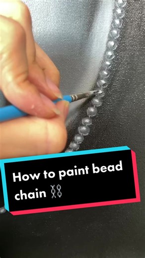Painting a Bead Chain: Step-by-Step Tutorial