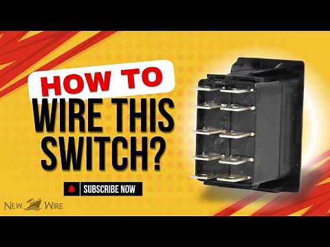 How to wire 10 Terminal Carling Style Rocker Switch