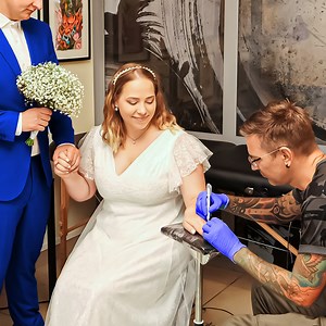 411K views · 275 reactions | Getting a wedding ring tattoo instead of real rings! | Everyday Life | Facebook