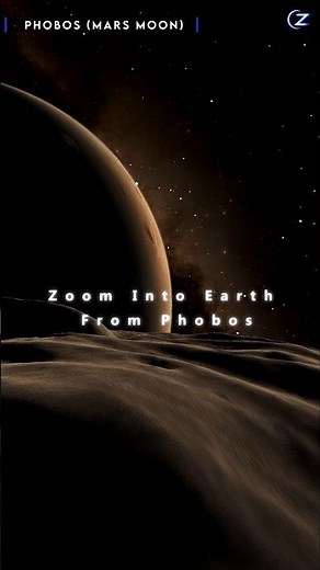 Zoom Into Earth From Phobos #cosmicexploration #astronomy #spaceengine #spacezoom