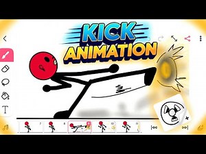 Animate a Powerful Kick (Flipaclip Animation Tutorial)