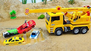 24K views · 372 reactions | Tractor Stuck in Deep Pit Pulling Out Rescue Construction | Kids Toy TV | Facebook
