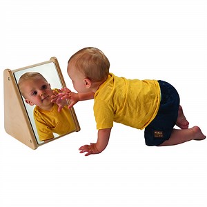 Whitney Brothers WB2112 9 1/2" x 8 1/4" x 11 1/2" Infant Mirror Stand