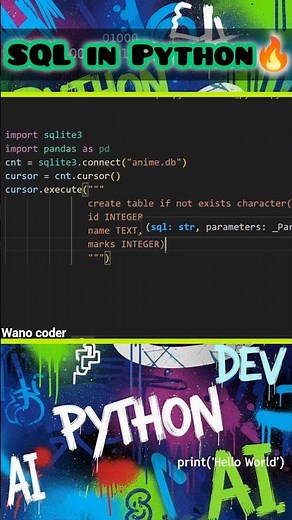 SQL in Python 🔥