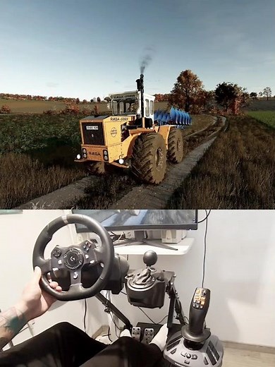 Rába Steiger 250 Steering Wheel Thrustmaster Farmstick #dkgc #farming #fs25 #tractor #farm #lemken