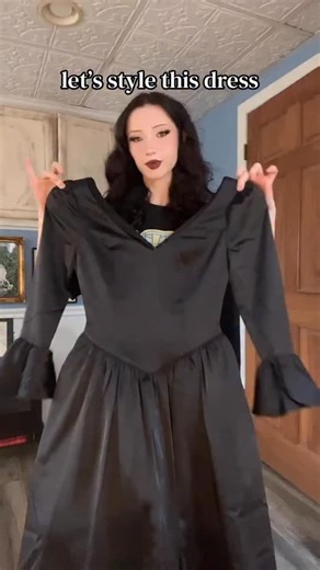 𝔍𝖚𝖘𝖙 𝖆 𝖉𝖗𝖊𝖆𝖒 𝖜𝖎𝖙𝖍𝖎𝖓 𝖆 𝖉𝖗𝖊𝖆𝖒. Our beloved Dark Romance dress is timeless and elegant. Inspired by the era of dark gothic romance novels this piece is one of our most detailed we have made. With a built in underskirt and crinoline, it has the perfect silhouette. Paired perfectly with our Victorian Hands belt, which are up for Pre-Order now. Available now in sizes XS - 5X. Dreamy styling by the wonderful @annalysetaylor #fantasy #gothic #grwm #vampire #timburton | La Femme en 