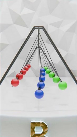 15 RGB Pendulums | Fast Motion DANCE