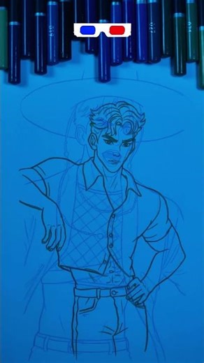 Drawing Abby in 3D 🔥 Demon Abby vs Human Abby | Huntrix Fanart