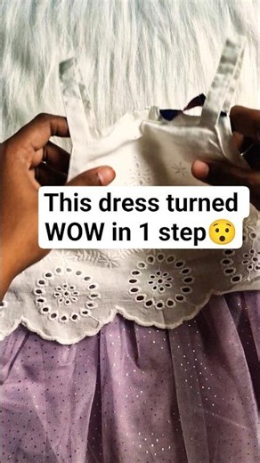 5 minutes Hack | Transform you simple dress #hacks #diy #tips #fashion #trending #viralshorts #fyp