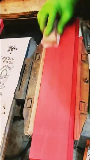 How To Scuff Sand | Flag Red Milk Paint
