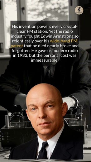 16K views · 154 reactions | He gave us modern radio, but the industry he created fought him until he was broke and forgotten. #history #didyouknow #historyfacts | Knowledge | Facebook