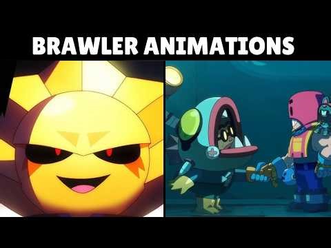 ALL NEW Brawler Release Animations | SIRIUS GLOWBERT AND MORE