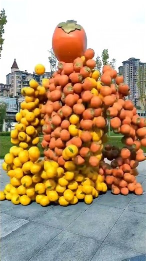 Fruit pair collision c4d animation special effects decompression. #short