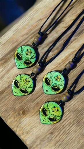 Alien necklace 👽 072 7800085 #hadathala #handmade #necklace #style