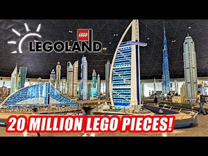 Tour of LEGOLAND Dubai Miniland – Burj Khalifa 17m/55ft Tall!