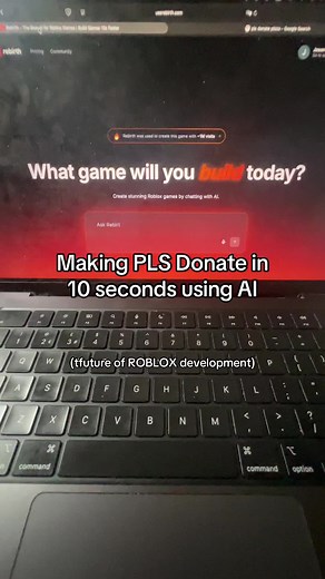 rebirth AI is insane. No coding experience needed. #robloxstudio #robloxgames #rebirthai