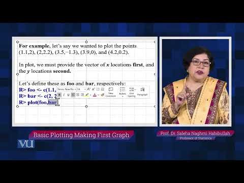 Basic Plotting Making First Graph | Statistical Computing in R | STA636_Topic087