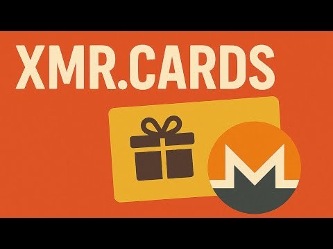 XMR.CARDS Review: Buy Gift Cards & Reloadable Visa with Monero (No JS, Tor, No Email)