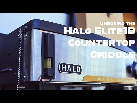 Unboxing and Seasoning the Halo Elite1B Countertop Griddle