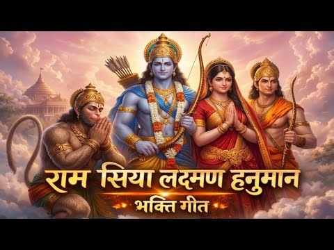 राम सिया लक्ष्मण हनुमान 🙏 | Powerful Bhakti Geet | Jai Shri Ram | Bajrang Bali Song #Bhakti