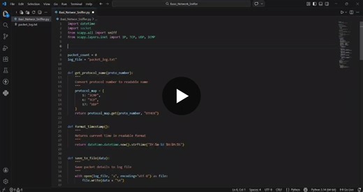 #codealpha #cybersecurity #python #networking #internship #learningjourney | Prerana Baviskar