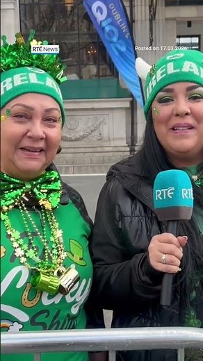 Visitors in Dublin for St Patrick’s Day