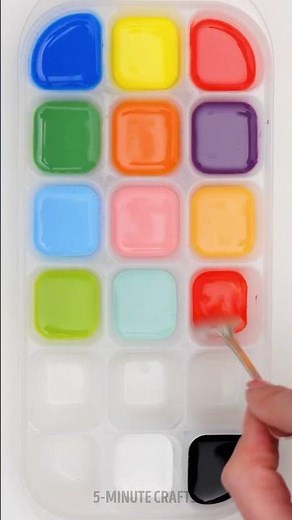 Color Alchemy: Turning Basic Hues into Vibrant Creations! 💙💛🖌️💚 #ArtTutorial