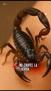 🦂⚠️ Picadura de alacrán: primeros auxilios Lava la zona con agua y jabón, mantén a la persona en reposo y acude de inmediato a un servicio de urgencias, sobre todo en niños, adultos mayores o si hay dolor intenso, vómitos o dificultad para respirar. No succionar, cortar ni aplicar remedios caseros. Educar es salvar vidas. Comparte este mensaje. #PicaduraDeAlacrán #PrimerosAuxilios #EmergenciaMédica #Salud #Prevención | ᴹᵉᵈⁱᶜⁱⁿᵃ ᴱⁿ ᴱˢᵖᵃⁿ̃ᵒˡ