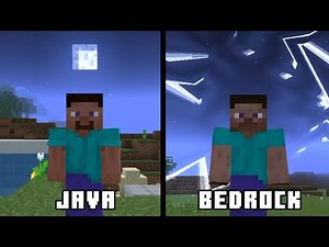 Compilation Of All Minecraft Java 🆚 Bedrock Shorts Part 2