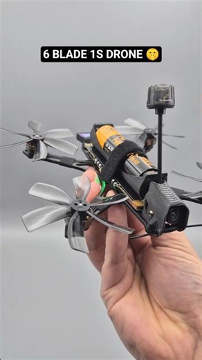 1S FPV Long Range Drone with 6 blade Propellers #drone #fpv #diy #rc #fpvdrone #quadmovr #drones