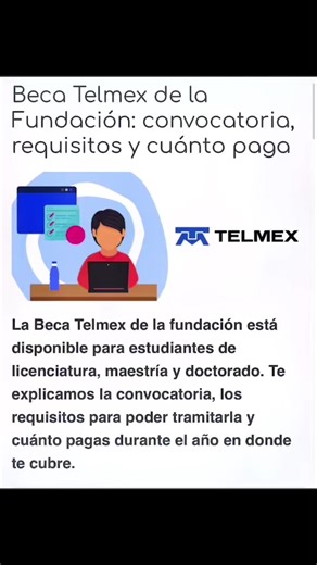 Convocatoria Beca Telmex: Hasta $1500 para Estudiantes
