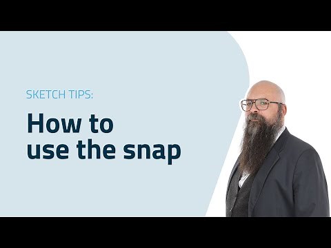 SOLIDWORKS SKETCH TIPS: How to use the snap 2/3