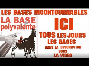 LES BASES INCONTOURNABLE DU TURF ICI TOUS LES JOURS DANS DESCRIPTION SOUS LA VIDÉO