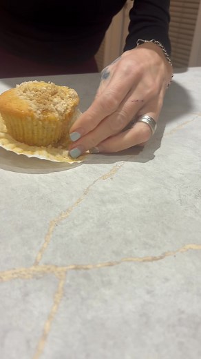 2.8K views · 15 reactions | Taste Tester ~ My Kind of Cake  Biscoff & Apple Crumble Muffin Not quite festive, still perfectly autumnal — a pinch of cinnamon, a crunchy crumble top, soft Bramley apple inside, and that sweet Biscoff finish. Pure perfection  Available Tomorrow‼️ | Platinum Bakes | Facebook