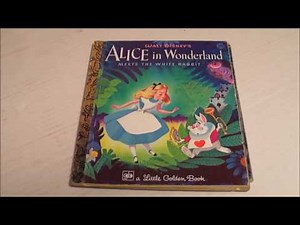Little Golden Book Collecting - Alice In Wonderland Meets The White Rabbit