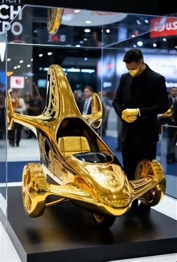 GOLDEN PROTOTYPE SHOWCASE 2077 #nextgenai #futuretech #automobile