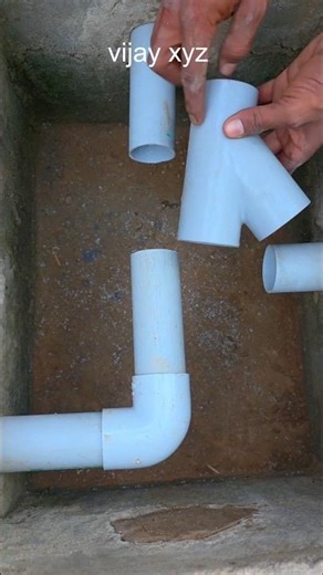 Wow 😮 Super Plumbing Trick To Install Pvc Y In Small Size Before This Trick 😉 #shortsfeed #shorts