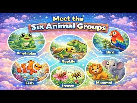 Exploring the Animals of the World: Six Main Groups!