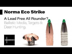 Norma Eco Strike - A Lead Free All Rounder? Ballistic Media, Targets & Deer Hunt