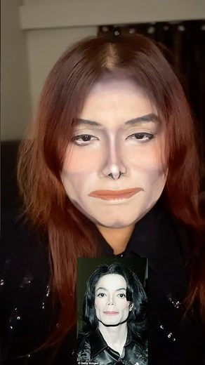 Michael Jackson makeup transformation 🪩🎤 #makeuptutorial #michaeljackson #makeuptrends #viral