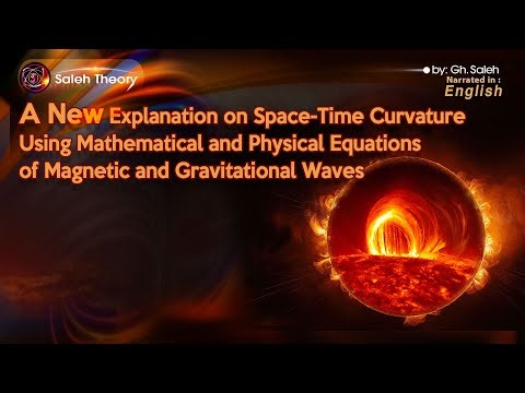 A New Explanation on Space-Time Curvature Using Equations of Magnetic and Gravitational Waves