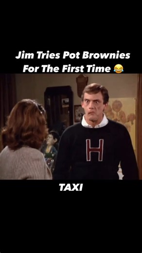 Danny Deraney on Instagram: "One of the best Taxi episodes came this week in 1982, The Road Not Taken. In this two part episode, we see the cabbies lives prior to the moment they made a decision in ultimately becoming the character they became. Stealing the episode again is Christopher Lloyd. In this scene we see Jim (Chris) as a studious and serious student at Harvard. His girlfriend is begging him to loosen up and try pot brownies to which he refuses as they lead to addiction and other perils.
