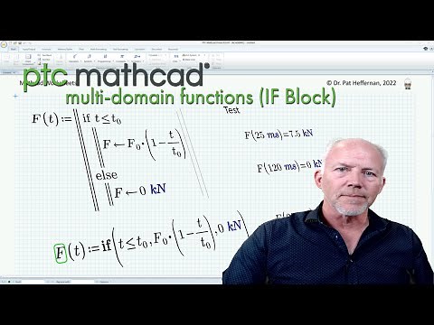 PTC Mathcad - Multi Domain Function