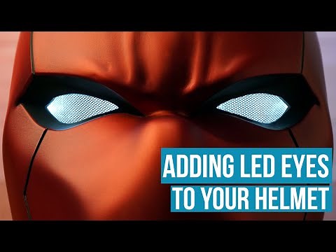 Finishing 3D Prints: How to Add LED Lenses to 3D Printed Helmets