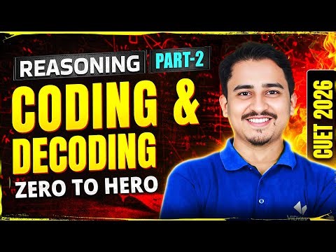 Reasoning Coding and Decoding Part-2 | Important Questions | Letter and Numbers | CUET 2026
