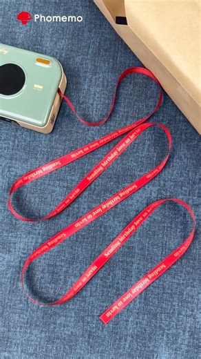 Wrap it with LOVE: DIY ribbon magic for gifts & packaging 🎁 #phomemo #ribbonprinter #giftwrapping
